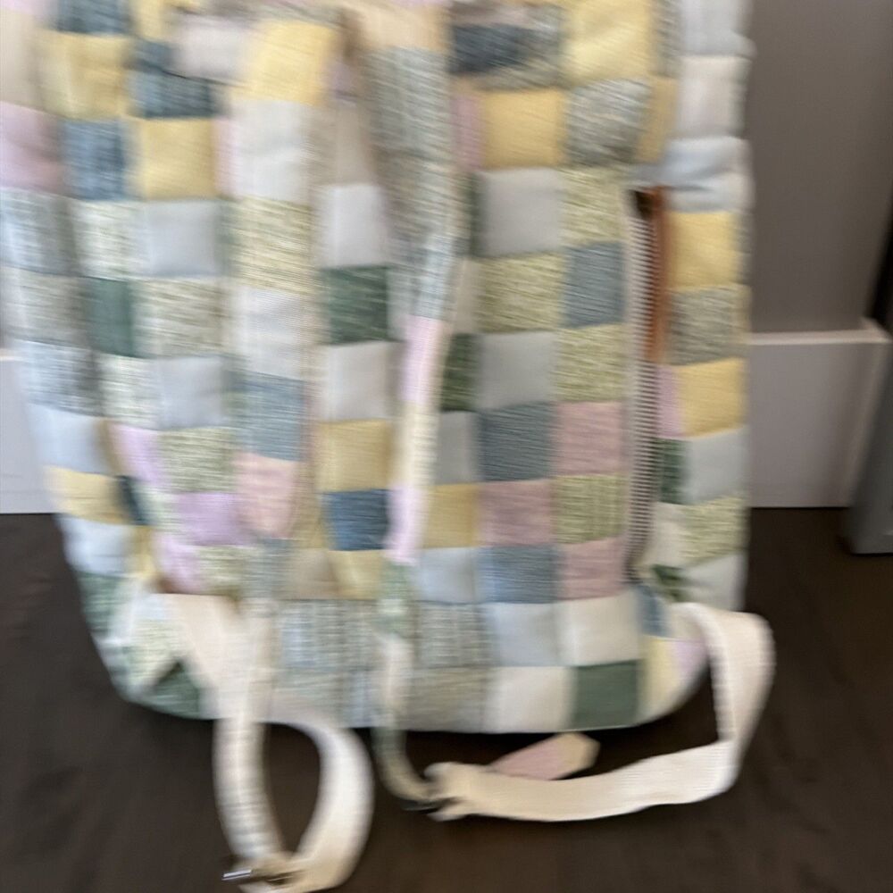 Universal Thread Goods Quilted Patchwork Backpack Cottage core Drawstring - Picture 7 of 13